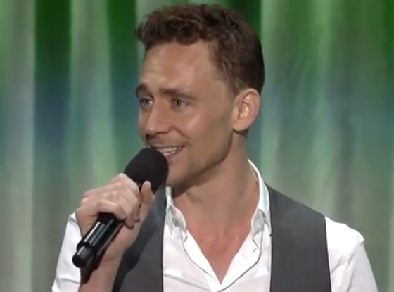 Tom Hiddleston, Bare Necessities, D23 Tom Hiddleston, Bare Necessities, D23